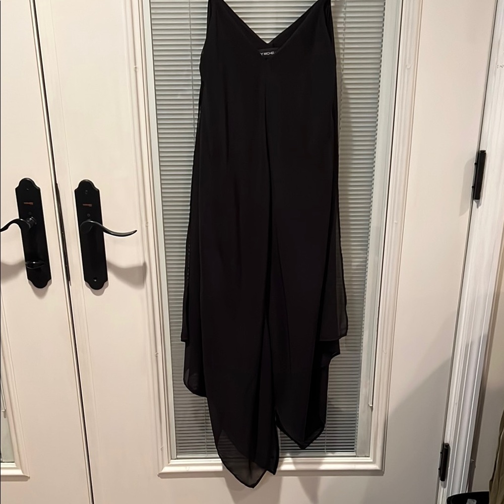 My Michelle Classic Black V-Neck Dress
